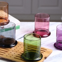 Porte-bougie en verre cloche transparent personnalisable fait à la main en cire scientifique avec couvercle en cloche pour la décoration de la maison