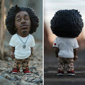 Mini ornamenti in resina Hip Hop divertente Rapper Bro Figurine Set Hip Hop Legends King <span class=keywords><strong>Rap</strong></span> Music Star Resin Figure Alkyne Legend - Product Image 5