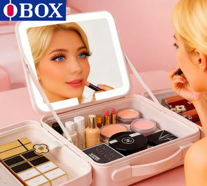 OBOX Maleta Sacs <span class=keywords><strong>de</strong></span> <span class=keywords><strong>voyage</strong></span> <span class=keywords><strong>Sac</strong></span> <span class=keywords><strong>de</strong></span> maquillage spacieux pour les maquilleurs indépendants Longues voyages et sorties - Product Image 2