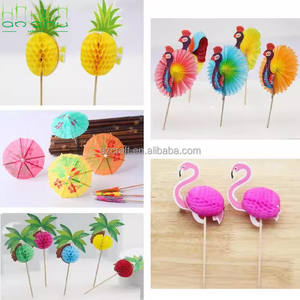 2024 desechables de bambú de madera para fiesta sombrilla púas paraguas cóctel palillos de dientes para bebidas y palos decorativos de fiesta - Product Image 6