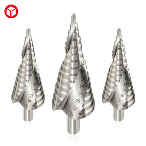 Forets à pas universels à manche universel, forets à pas en forme de pagode, forets à pas triangulaires, revêtement HSS, pour le traitement des feuilles multi-usages - Product Image 3