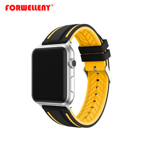 <span class=keywords><strong>Para</strong></span> <span class=keywords><strong>Apple</strong></span> reloj de silicona de doble color deporte correa de reloj <span class=keywords><strong>para</strong></span> <span class=keywords><strong>Apple</strong></span> <span class=keywords><strong>watch</strong></span> serie 4.3.2.1 - Product Image 4