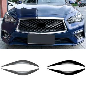 Kit carrosserie pour Infiniti Q50 2014+, yeux de phare, sourcils de phare, décoration de phare, garniture de style automobile, accessoires de voiture - Product Image 2