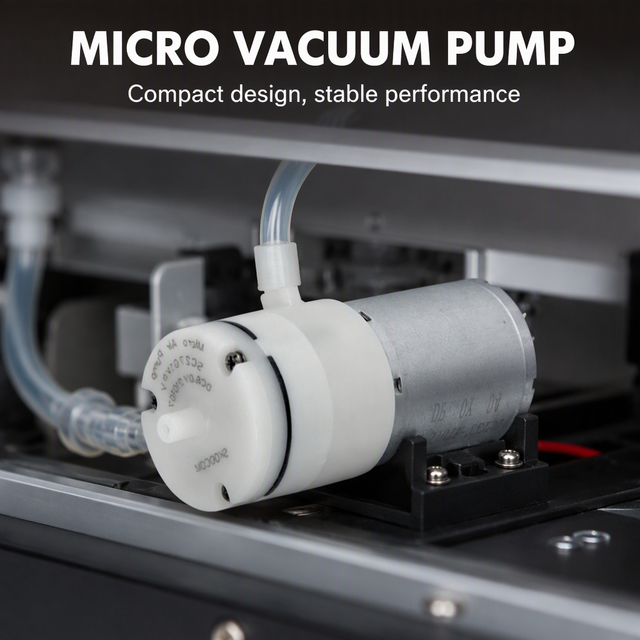 SC2701XPV DC 3V 6V 12V 24V Mini Vacuum Air Pump 3L/min -58kPa Low Noise 65dB for Breast Pump and Vacuum Packing Machine