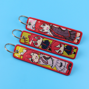 Llavero de tela bordado personalizado con 100 diseños de chicas sexys, de dibujos animados y anime, tipo Jet Tag para motocicleta, con parche bordado, juguete - Product Image 3