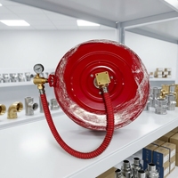 Enrouleur de tuyau d'incendie manuel DN19 20M pour projets commerciaux