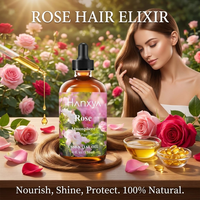 Huile Essentielle de Rose Marque Blanche 120ml Flacon Compte-gouttes OEM ODM Personnalisé