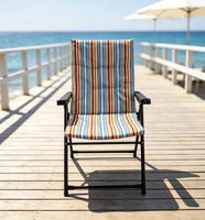 Chaises pliantes de camping, de jardin, de plage, de pêche, de plein air, relaxantes, de luxe, portables, en métal