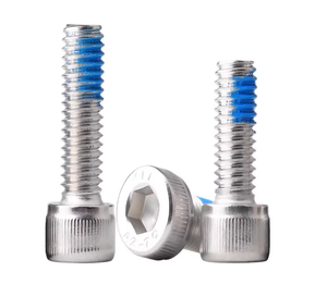 Tornillo de Cabeza Hexagonal Larga con Rosca Interna Nylock, Acero Inoxidable ANSI AISI SS 304 316 316L A2 A4 70 80 - Product Image 2