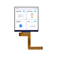 Modul LCD TFT IPS 3,95 Inci 480x480 dengan Antarmuka MIPI, IC Penggerak ST7701, Lampu Latar Putih, Area Aktif 71x70mm