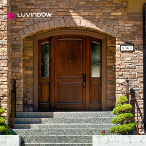 ประตูไม้เนื้อแข็งแบบสั่งทำพิเศษ ประหยัดพลังงาน และมีฉนวนกันความร้อน สำหรับโครงการเชิงพาณิชย์ระดับไฮเอนด์ - Product Image 1