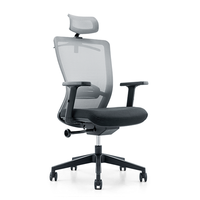 Fourniture directe par l'usine en gros Chaise de bureau personnalisée rembourrée moelleuse de style moderne avec accoudoirs