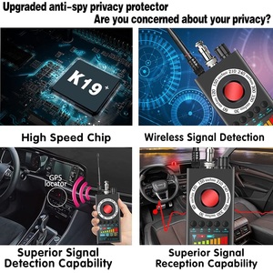 K19 RF không dây GPS Tracker Bug Finder báo động cá nhân GSM âm thanh tín hiệu Detector <span class=keywords><strong>Hidden</strong></span> <span class=keywords><strong>Camera</strong></span> nghe lén Detector - Product Image 4