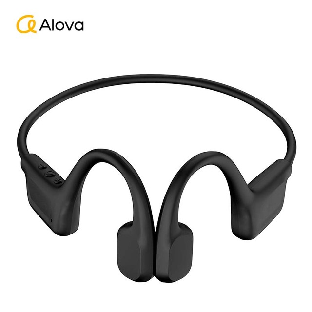 ALOVA New Product Ear Hook Secure Fit Open Ear Headphone IPX7 Bone Conduction bluetooth Sport Wireless Earphones for Cycling