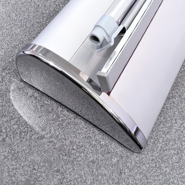 4.2kg Premium Wide Base Aluminum Alloy Standard 80 X 200 Roll up Banner Advertising Display Retractable Pull up Banner Stand