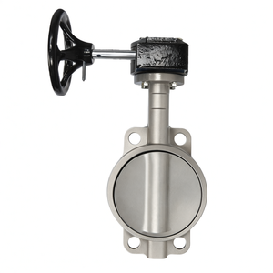 Válvula de Mariposa de Acero Inoxidable SS304 de Tipo Wafer con Eje Desnudo, DN80, para Caja de Cambios, Venta de Liquidación B2B de COVNA - Product Image 6