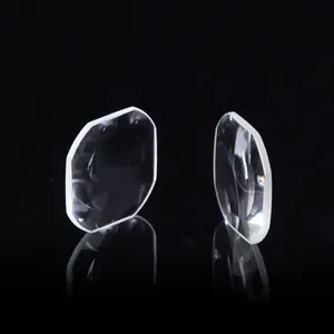 Fused silica sapphire biconvex lens optical double convex lens for projector