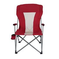 Chaise de camping pliante robuste et inclinable avec dossier réglable, portable, en tissu Oxford, pour la plage, la pêche, la terrasse