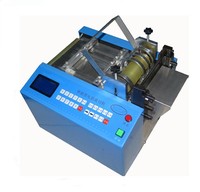 Machine de découpe de bande élastique pour micro-ordinateur, ruban en nylon, fermeture éclair métallique tissée, machine de découpe de ceinture en cuivre