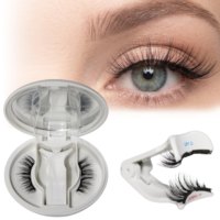 Cils magnétiques 3D souples personnalisés avec applicateur, ensemble de cils sans colle, réutilisables, imperméables, légers, durables, en matériau PBT