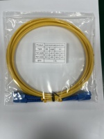 Cordon de brassage fibre optique monomode duplex (SM DX) LC UPC vers FC UPC 1m pour réseaux 5G