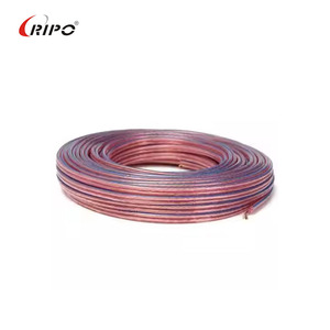 0.75mm/1.5mm/2.5mm Transparent Speaker <b>Cable</b> Pure Copper Audio Wire for Home Theater Clear PVC Jacket <b>Cable</b> - Product Image 3