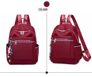 Водонепроницаемый модный нейлоновый рюкзак для девочек, студентов-подростков, Модный женский рюкзак, сумки
