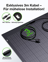 (2 pièces dans la boîte) STOCK Panneau solaire flexible 240W - Portable, Prix d'achat en gros, Expédition rapide sous 3 jours, Étanche IP67