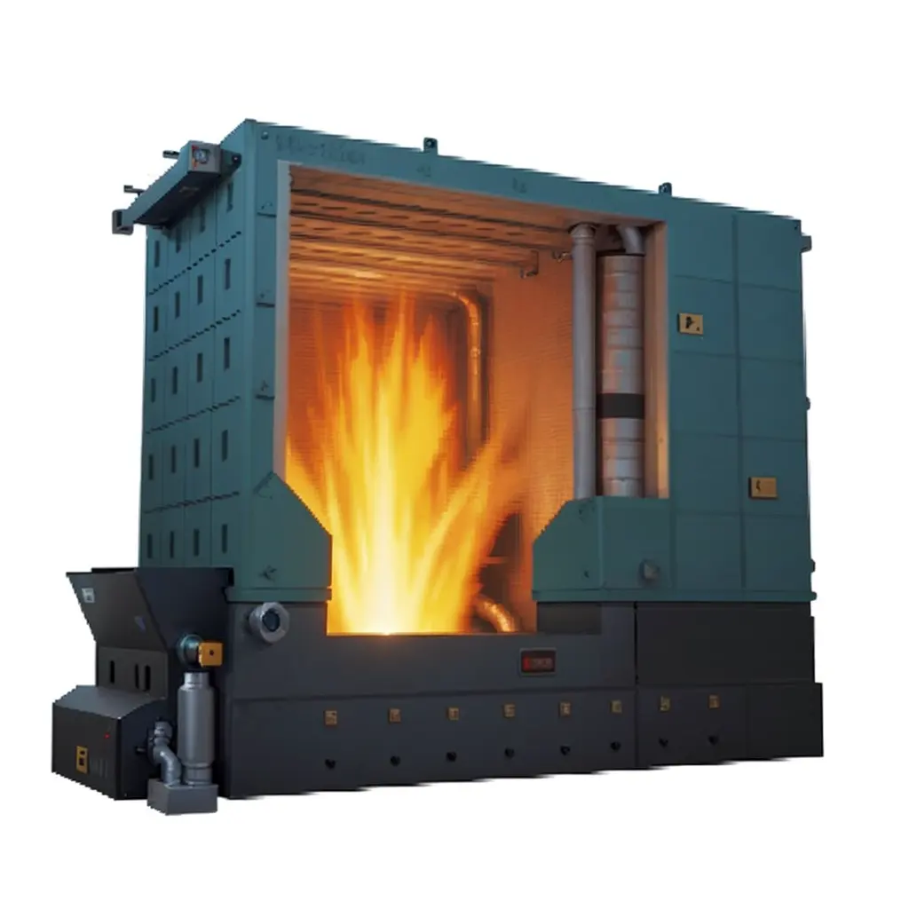 Caldera de vapor de biomasa de alta calidad LXY 1T 2T 4t 6t La caldera de vapor de biomasa DZH produce una gran cantidad de vapor para calefacción.