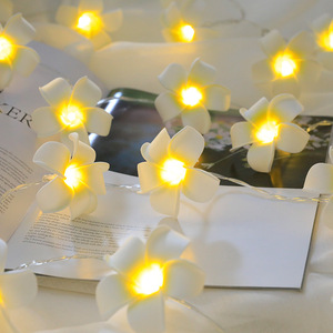 ไฟราวดอกทานตะวัน LED IP65ดอกไม้ฮาวายทรงไข่สำหรับตกแต่งคริสต์มาสในร่มกลางแจ้งความยาว1เมตร - Product Image 2