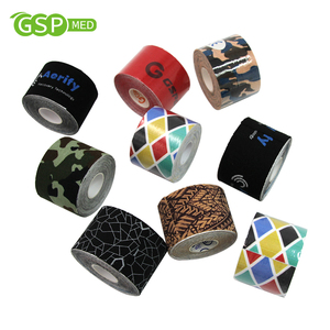 Cinta <span class=keywords><strong>de</strong></span> Kinesiología Impresa Personalizada <span class=keywords><strong>de</strong></span> 5 cm x 5 m, Impermeable, Multicolor, Cinta Deportiva para Músculos, Cinta Atlética <span class=keywords><strong>de</strong></span> Algodón para Alivio del Dolor - Product Image 1