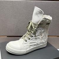 Chaussures de sport de luxe 2026 pour hommes et femmes, chaussures de marche décontractées et modèles élégants à lacets, bottes Ricks