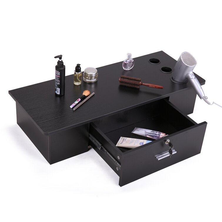 Современный изысканный настенный для экономии места, обтекаемый и функциональный дизайн салона красоты