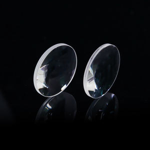 Lente biconvexa convexa plana de vidrio de sílice fundido <span class=keywords><strong>UV</strong></span> de 8mm 9mm 10mm de diámetro personalizado - Product Image 2