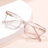 Gafas Partagas TR90 con Marco Cuadrado Suave, Bisagras de Resorte, Anti Luz Azul, Montura Óptica para Niños