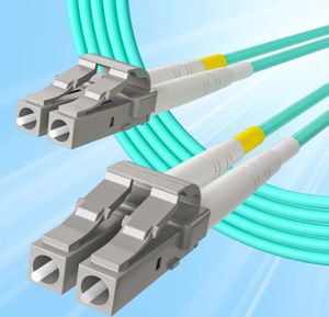 Cable de Fibra Óptica LC a LC <span class=keywords><strong>OM3</strong></span> <span class=keywords><strong>10Gb</strong></span>/Gigabit Multimodo Dúplex 50/125m LSZH para Transceptor SFP FTTH IP - Product Image 3