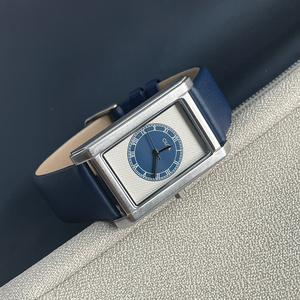 Reloj cuadrado azul personalizable CILOA para hombre, moderno, nuevo estilo, de alta calidad, regalo de lujo, reloj de cuarzo impermeable para hombre. - Product Image 4