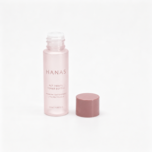 Mini Botella Redonda de <span class=keywords><strong>PCR</strong></span>-PET de 20 ml para Tóner, 0.68 oz, Tamaño de Muestra para <span class=keywords><strong>Viaje</strong></span>, Envase Reciclable para Cuidado de la Piel, Fabricante OEM Personalizado - Product Image 3