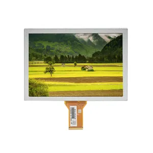 Écran LCD TN TFT haute luminosité de 8 pouces avec écran tactile-Résolution 800*600 Affichage lisible à la lumière du soleil 1000nit Interface RVB à 50 broches