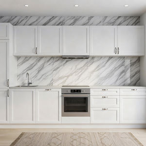 18 anni Foshan fabbrica vendita direttamente moderno bianco <span class=keywords><strong>PVC</strong></span> mobili da cucina progetto armadi da cucina - Product Image 4