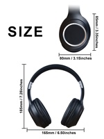 Casque sans fil pliable K3 2025 avec radio FM, microphone dynamique USB, étanche, ANC, chipset JL pour le sport et les DJ
