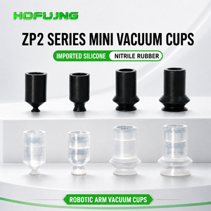 ZP2-03UN ZP2-B06BS B06C 07C B08C <b>Mini</b> Ribbed Vacuum Suction Cup Pad for Industrial <b>Robot</b> Automation Gripper - Product Image 1