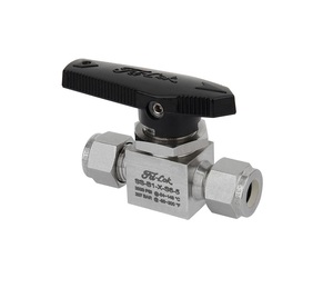 High Quality Best Price Mini <strong>Ball</strong> <strong>Valve</strong> One Piece Instrument Double Ferrule Fitting Stainless Steel 3000 psi 3-Year Warranty - Product Image 1