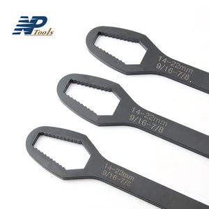 NAIPU 3.5mm Thick Self-Tightening Universal Ring Repair Tools 14-22/<strong>8</strong>-13 Double End Multifunctional Universal <strong>Multi</strong> <strong>Wrench</strong> - Product Image 2