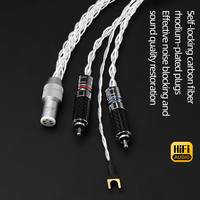 Câbles Phono RCA Mâle OCC Plaqué Argent ATAUDIO HIFI pour Bras de Lecteur Vinyle, Haut-parleur et Microphone