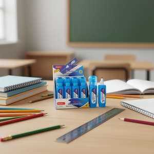 Welbo Correction Pen We Pl10 12 Pcs Blue With Cap For School Office Use - Product Image 2