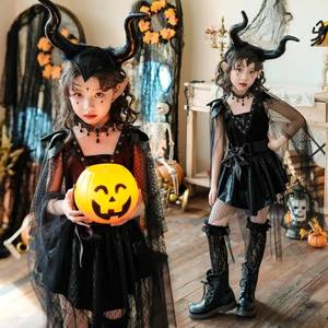 Costumes de cosplay pour enfants HP, robe d'elfe de nuit pour filles, ensemble pour Halloween, comprend des costumes pour spectacle de scène, inspiré de l'anime - Product Image 3