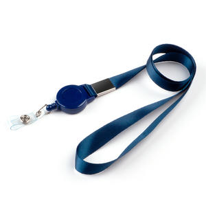 Cordon en nylon DingHong avec porte-carte d'identité, style classique pour événements de bureau, logo personnalisé, sangle en polyester écologique - Product Image 6