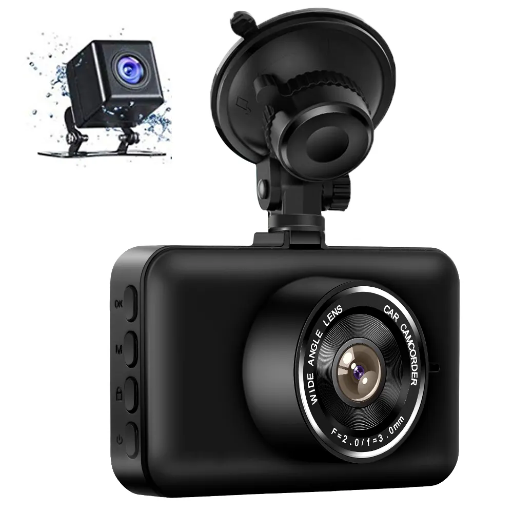 Manuale utente full hd 1080p vista posteriore mini macchina fotografica del veicolo blackbox dvr alimentato a batteria dash cam yi dash cam