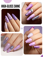 YOKEFELLOW Elegant Series Purple Gel Vernis à Ongles Set 10ML Vernis Gel UV de haute qualité à tremper